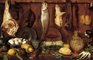 Jacopo Chimenti (Jacopo da Empoli), Kitchen Still-Life 1620-25