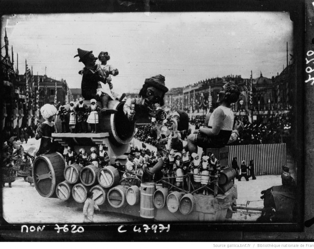 Le carnaval de Nice  le char Bocace 1933